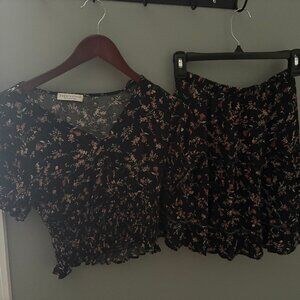 Paper Crane Shirt and Skirt Set Size Small